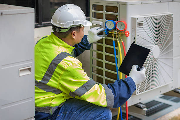 Professional Hvac technician working in Milton, NY